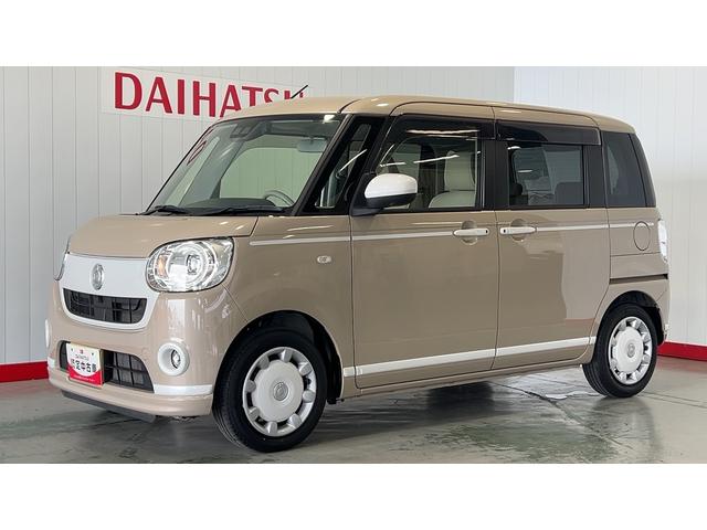 ムーヴキャンバスＧホワイトアクセントＶＳ　ＳＡIIIダイハツ認定中古車ｌ純正ナビｌパノラマモニターｌドライブレコーダーｌ両側電動スライドドアｌＬＥＤヘッドライトｌシートヒーターｌオートエアコンｌスマートアシストｌ保証／整備付（茨城県）の中古車