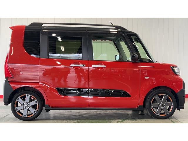 タントファンクロスターボダイハツ認定中古車ｌターボｌナビｌＥＴＣｌ革ハンドルｌ両側電動スライドドアｌ電動パーキングブレーキｌＬＥＤヘッドライトｌシートヒーターｌコーナーセンサーｌスマートアシストｌ保証／整備付（茨城県）の中古車