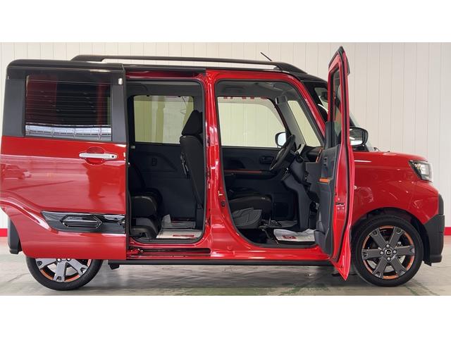 タントファンクロスターボダイハツ認定中古車ｌターボｌナビｌＥＴＣｌ革ハンドルｌ両側電動スライドドアｌ電動パーキングブレーキｌＬＥＤヘッドライトｌシートヒーターｌコーナーセンサーｌスマートアシストｌ保証／整備付（茨城県）の中古車