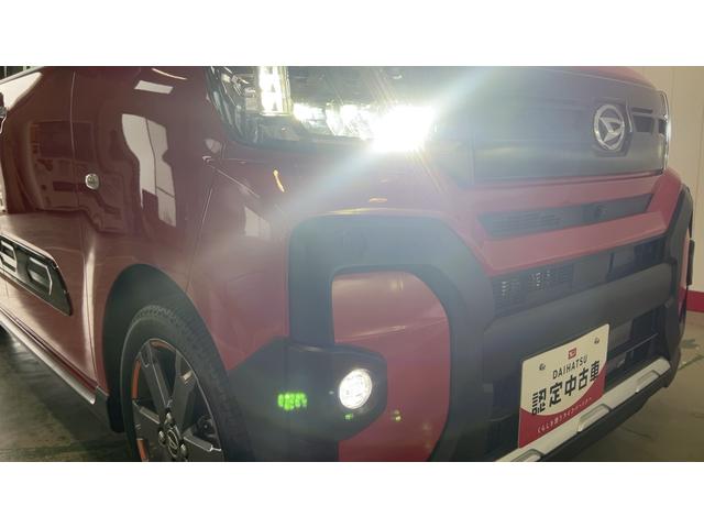 タントファンクロスターボダイハツ認定中古車ｌターボｌナビｌＥＴＣｌ革ハンドルｌ両側電動スライドドアｌ電動パーキングブレーキｌＬＥＤヘッドライトｌシートヒーターｌコーナーセンサーｌスマートアシストｌ保証／整備付（茨城県）の中古車
