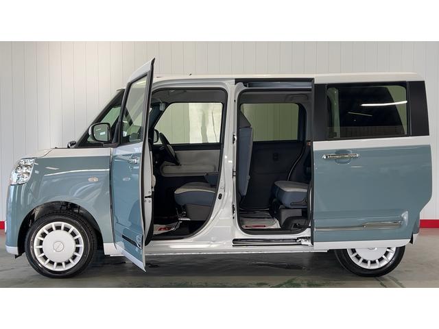ムーヴキャンバスストライプスGダイハツ認定中古車l両側電動スライドドアl電動パーキングブレーキlキーフリーシステムlLEDヘッドライトlシートヒーターlオートエアコンlスマートアシストl保証/整備付(茨城県)の中古車