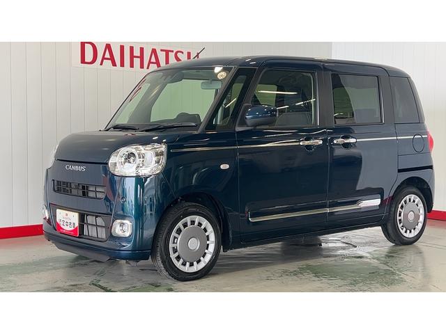 ムーヴキャンバスセオリーGダイハツ認定中古車l両側電動スライドドアl革ハンドルl電動パーキングブレーキlLEDヘッドライトlシートヒーターlオートエアコンlスマートアシストl保証/整備付(茨城県)の中古車