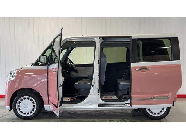 ムーヴキャンバスストライプスGダイハツ認定中古車l両側電動スライドドアl電動パーキングブレーキlLEDヘッドライトlシートヒーターlオートエアコンlスマートアシストl保証/整備付(茨城県)の中古車