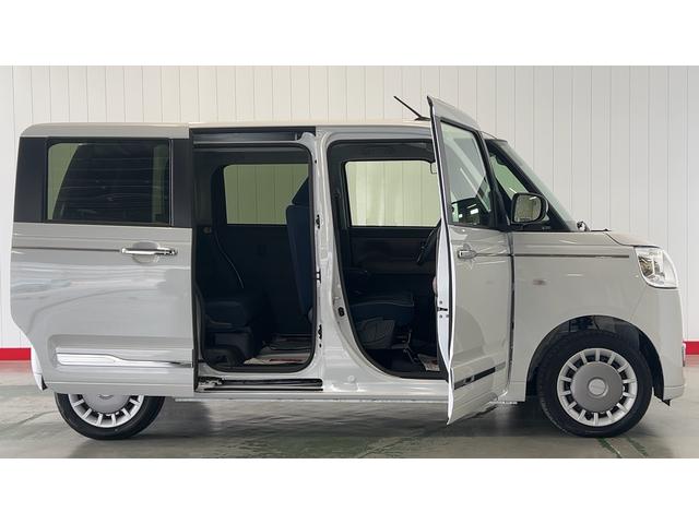 ムーヴキャンバスセオリーGダイハツ認定中古車l両側電動スライドドアl革ハンドルl電動パーキングブレーキlキーフリーlLEDヘッドライトlシートヒーターlオートエアコンlスマートアシストl保証/整備付(茨城県)の中古車