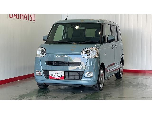 ムーヴキャンバスセオリーGダイハツ認定中古車l両側電動スライドドアl電動パーキングブレーキl革ハンドルlLEDヘッドライトlシートヒーターlオートエアコンlキーフリーシステムlスマートアシストl保証/整備付(茨城県)の中古車