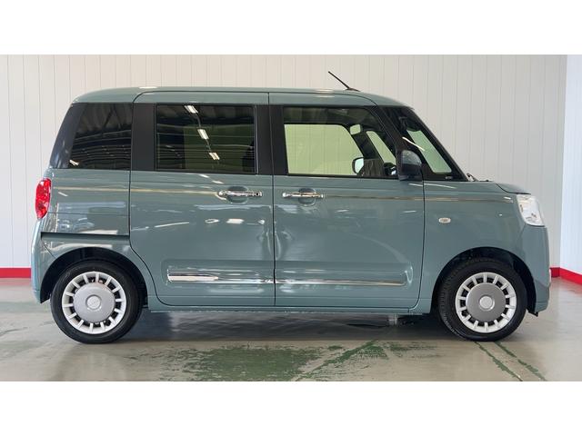 ムーヴキャンバスセオリーGダイハツ認定中古車l両側電動スライドドアl電動パーキングブレーキl革ハンドルlLEDヘッドライトlシートヒーターlオートエアコンlキーフリーシステムlスマートアシストl保証/整備付(茨城県)の中古車