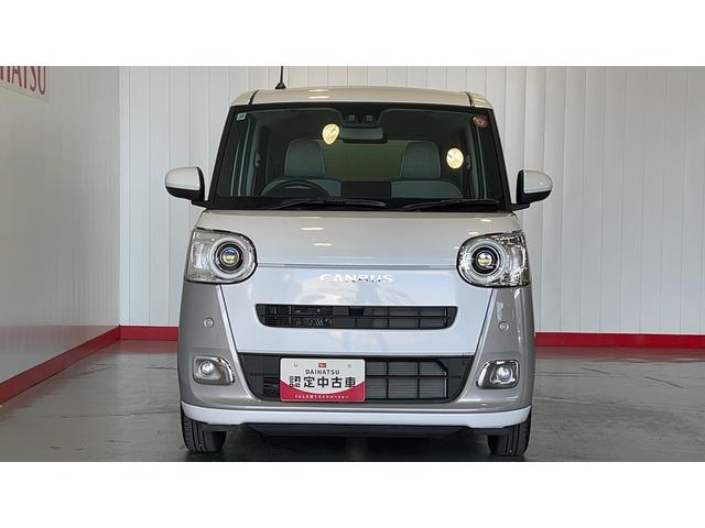 ムーヴキャンバスストライプスGダイハツ認定中古車l両側電動スライドドアl電動パーキングブレーキlLEDヘッドライトlシートヒーターlオートエアコンlキーフリーシステムlスマートアシストl保証/整備付(茨城県)の中古車