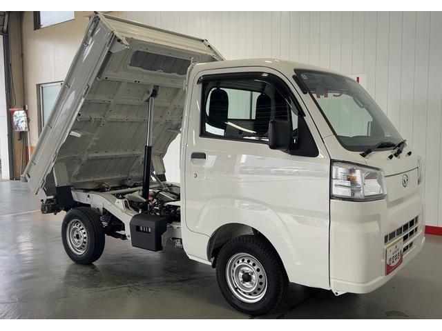 ハイゼットトラックローダンプダイハツ認定中古車l雹害車lCVTl電動多目的ダンプlホイスト方式リンクアーム式l4WDlABSl荷台ライトlエアバッグlエアコンlコーナーセンサーlスマートアシストl保証/整備付(茨城県)の中古車