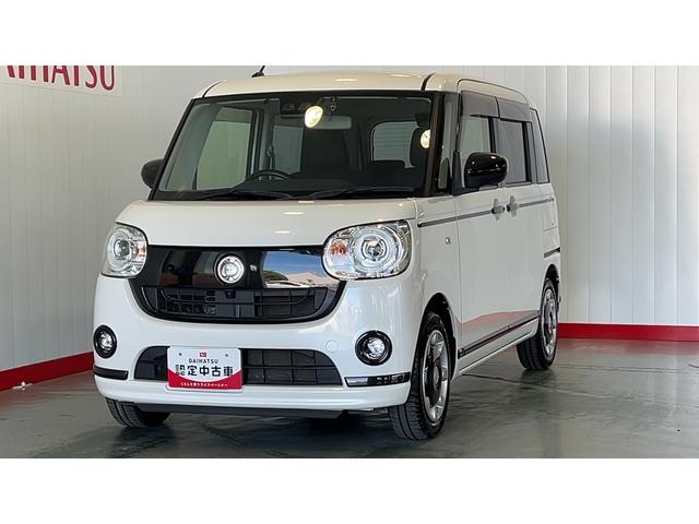 ムーヴキャンバスＧブラックアクセントＶＳ　ＳＡIIIダイハツ認定中古車ｌ雹害車ｌナビｌドラレコｌＥＴＣｌ両側電動スライドドアｌキーフリーシステムｌオートエアコンｌスマートアシストｌコーナーセンサーｌ電動格納ドアミラーｌ保証／整備付（茨城県）の中古車