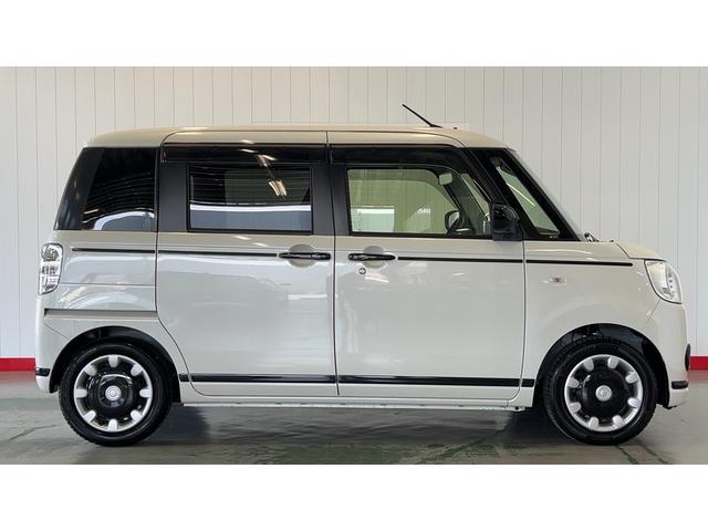 ムーヴキャンバスＧブラックアクセントＶＳ　ＳＡIIIダイハツ認定中古車ｌ雹害車ｌナビｌドラレコｌＥＴＣｌ両側電動スライドドアｌキーフリーシステムｌオートエアコンｌスマートアシストｌコーナーセンサーｌ電動格納ドアミラーｌ保証／整備付（茨城県）の中古車