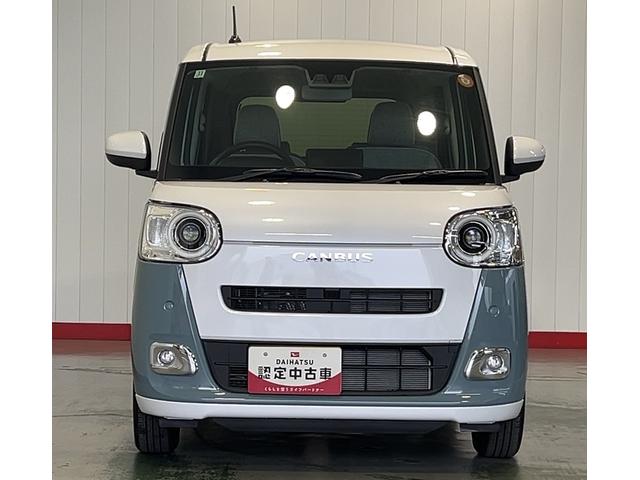 ムーヴキャンバスストライプスＧダイハツ認定中古車ｌ両側電動スライドドアｌ電動パーキングブレーキｌＬＥＤヘッドライトｌシートヒーターｌオートエアコンｌキーフリーシステムｌスマートアシストｌ保証／整備付（茨城県）の中古車
