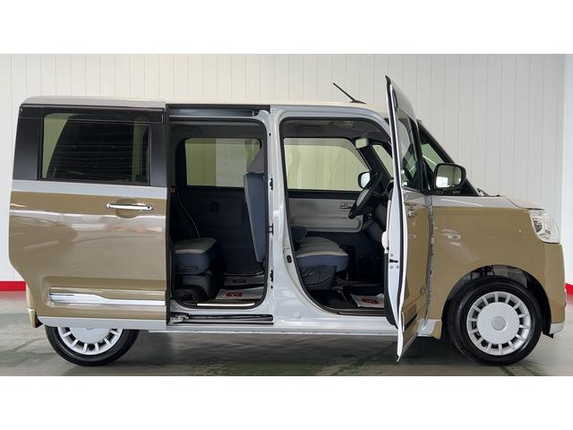 ムーヴキャンバスストライプスＧダイハツ認定中古車ｌ両側電動スライドドアｌ電動パーキングブレーキｌＬＥＤヘッドライトｌシートヒーターｌオートエアコンｌキーフリーシステムｌスマートアシストｌ保証／整備付（茨城県）の中古車