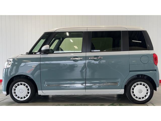 ムーヴキャンバスストライプスGターボダイハツ認定中古車l両側電動スライドドアl電動パーキングブレーキlLEDヘッドライトlシートヒーターlオートエアコンlキーフリーシステムlスマートアシストl保証/整備付(茨城県)の中古車