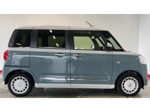 ムーヴキャンバスストライプスGターボダイハツ認定中古車l両側電動スライドドアl電動パーキングブレーキlLEDヘッドライトlシートヒーターlオートエアコンlキーフリーシステムlスマートアシストl保証/整備付(茨城県)の中古車