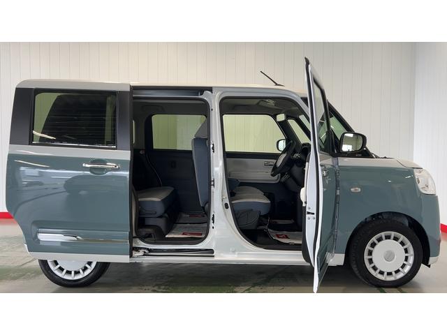 ムーヴキャンバスストライプスGターボダイハツ認定中古車l両側電動スライドドアl電動パーキングブレーキlLEDヘッドライトlシートヒーターlオートエアコンlキーフリーシステムlスマートアシストl保証/整備付(茨城県)の中古車