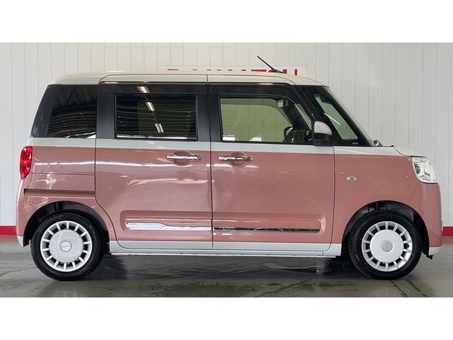 ムーヴキャンバスストライプスＧダイハツ認定中古車ｌ１０インチナビｌパノラマモニターｌドラレコ両側電動スライドドアｌ電動パーキングブレーキｌＬＥＤヘッドライトｌシートヒーターｌキーフリーシステムｌスマートアシストｌ保証／整備付（茨城県）の中古車