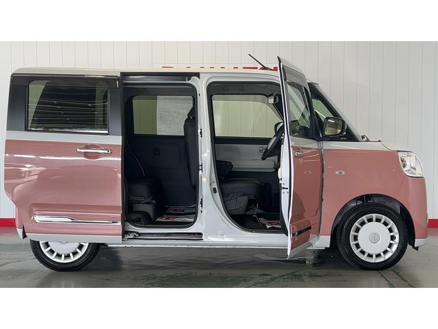ムーヴキャンバスストライプスＧダイハツ認定中古車ｌ１０インチナビｌパノラマモニターｌドラレコ両側電動スライドドアｌ電動パーキングブレーキｌＬＥＤヘッドライトｌシートヒーターｌキーフリーシステムｌスマートアシストｌ保証／整備付（茨城県）の中古車