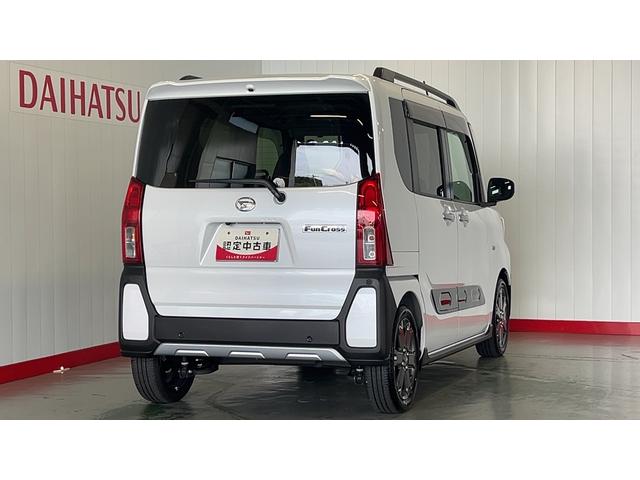 タントファンクロスターボダイハツ認定中古車lナビlドラレコlETClターボl革ハンドルl両側電動スライドドアl電動パーキングブレーキlLEDヘッドライトlシートヒーターlコーナーセンサーlスマートアシストl保証/整備付(茨城県)の中古車
