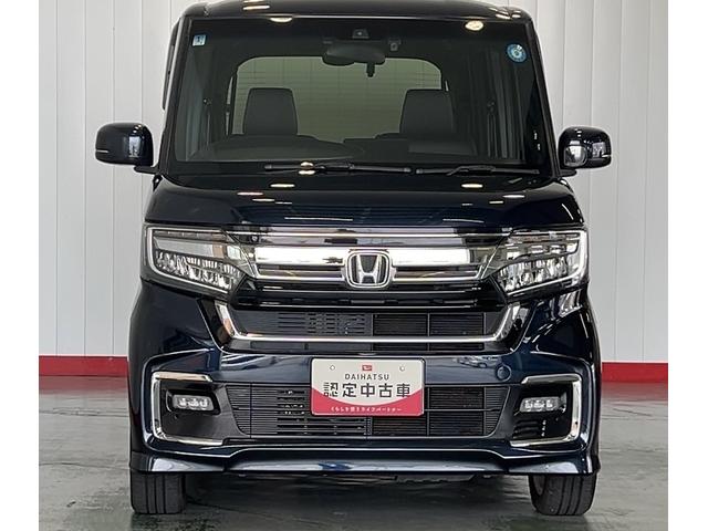 N−BOXカスタムLターボダイハツ認定中古車l雹害車lナビlドラレコlETClバックカメラl衝突被害軽減ブレーキlキーフリーlCVTlエアバッグlオートエアコンl保証/整備付(茨城県)の中古車