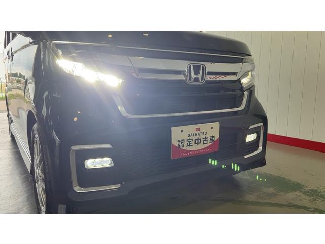 N−BOXカスタムLターボダイハツ認定中古車l雹害車lナビlドラレコlETClバックカメラl衝突被害軽減ブレーキlキーフリーlCVTlエアバッグlオートエアコンl保証/整備付(茨城県)の中古車