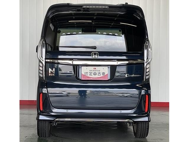 N−BOXカスタムLターボダイハツ認定中古車l雹害車lナビlドラレコlETClバックカメラl衝突被害軽減ブレーキlキーフリーlCVTlエアバッグlオートエアコンl保証/整備付(茨城県)の中古車