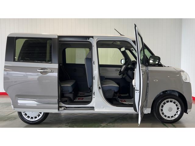 ムーヴキャンバスストライプスGダイハツ認定中古車l両側電動スライドドアl電動パーキングブレーキlLEDヘッドライトlシートヒーターlオートエアコンlキーフリーシステムlスマートアシストl保証/整備付(茨城県)の中古車