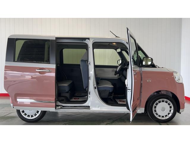 ムーヴキャンバスストライプスGダイハツ認定中古車l両側電動スライドドアl電動パーキングブレーキlLEDヘッドライトlシートヒーターlオートエアコンlキーフリーシステムlスマートアシストl保証/整備付(茨城県)の中古車