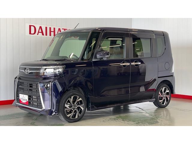 タントカスタムＸダイハツ認定中古車ｌＬＥＤヘッドライトｌキーフリーｌ両側電動スライドドアｌ電動パーキングブレーキｌシートヒーターｌコーナーセンサーｌスマートアシストｌ保証／整備付（茨城県）の中古車
