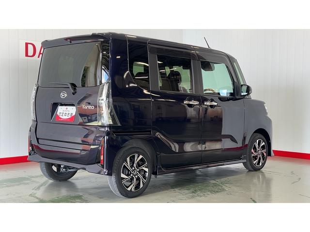 タントカスタムＸダイハツ認定中古車ｌＬＥＤヘッドライトｌキーフリーｌ両側電動スライドドアｌ電動パーキングブレーキｌシートヒーターｌコーナーセンサーｌスマートアシストｌ保証／整備付（茨城県）の中古車