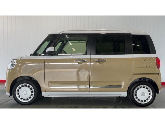 ムーヴキャンバスストライプスGダイハツ認定中古車l両側電動スライドドアl電動パーキングブレーキlLEDヘッドライトlシートヒーターlオートエアコンlキーフリーシステムlスマートアシストl保証/整備付(茨城県)の中古車