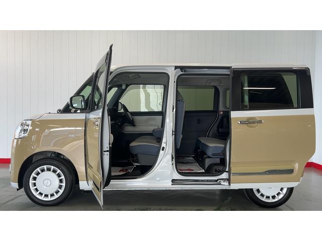 ムーヴキャンバスストライプスGダイハツ認定中古車l両側電動スライドドアl電動パーキングブレーキlLEDヘッドライトlシートヒーターlオートエアコンlキーフリーシステムlスマートアシストl保証/整備付(茨城県)の中古車
