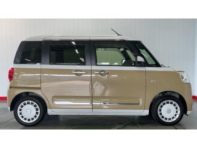 ムーヴキャンバスストライプスGダイハツ認定中古車l両側電動スライドドアl電動パーキングブレーキlLEDヘッドライトlシートヒーターlオートエアコンlキーフリーシステムlスマートアシストl保証/整備付(茨城県)の中古車