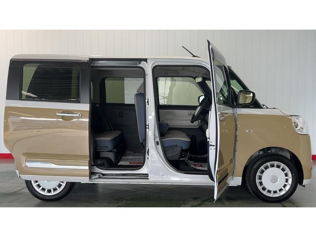 ムーヴキャンバスストライプスGダイハツ認定中古車l両側電動スライドドアl電動パーキングブレーキlLEDヘッドライトlシートヒーターlオートエアコンlキーフリーシステムlスマートアシストl保証/整備付(茨城県)の中古車