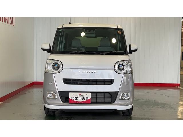 ムーヴキャンバスストライプスＧダイハツ認定中古車ｌ両側電動スライドドアｌ電動パーキングブレーキｌＬＥＤヘッドライトｌシートヒーターｌオートエアコンｌキーフリーシステムｌスマートアシストｌ保証／整備付（茨城県）の中古車