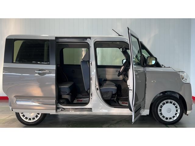 ムーヴキャンバスストライプスＧダイハツ認定中古車ｌ両側電動スライドドアｌ電動パーキングブレーキｌＬＥＤヘッドライトｌシートヒーターｌオートエアコンｌキーフリーシステムｌスマートアシストｌ保証／整備付（茨城県）の中古車