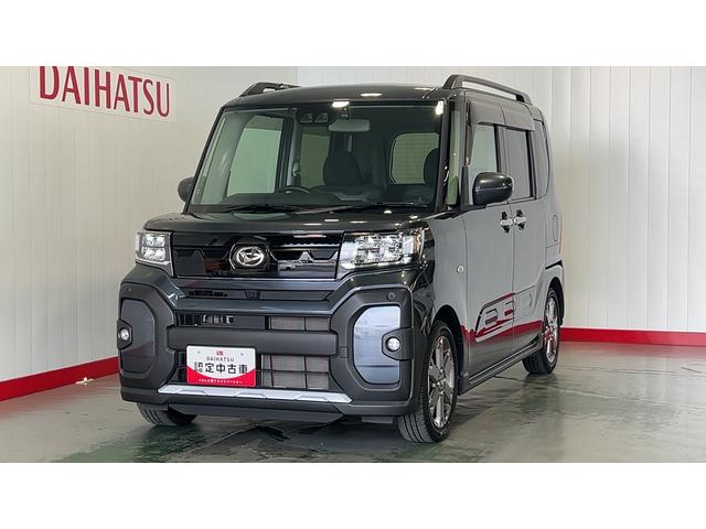 タントファンクロスターボダイハツ認定中古車ｌターボｌ革ハンドルｌ純正ナビｌドラレコｌＥＴＣｌ両側電動スライドドアｌ電動パーキングブレーキｌＬＥＤヘッドライトｌシートヒーターｌコーナーセンサーｌスマートアシストｌ保証／整備付（茨城県）の中古車