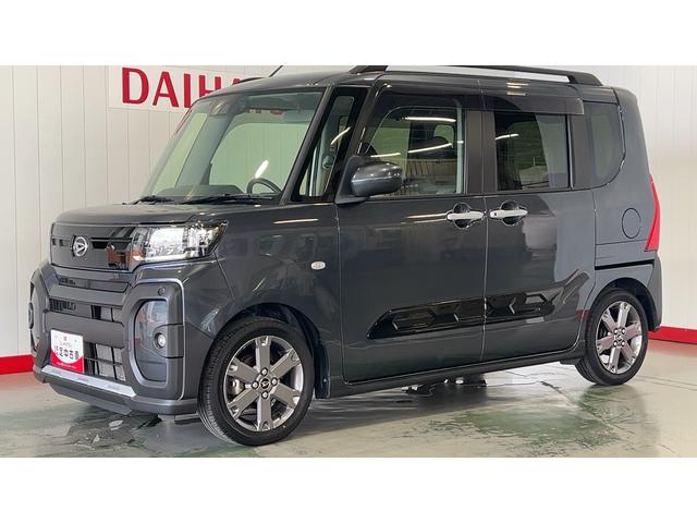 タントファンクロスターボダイハツ認定中古車ｌターボｌ革ハンドルｌ純正ナビｌドラレコｌＥＴＣｌ両側電動スライドドアｌ電動パーキングブレーキｌＬＥＤヘッドライトｌシートヒーターｌコーナーセンサーｌスマートアシストｌ保証／整備付（茨城県）の中古車
