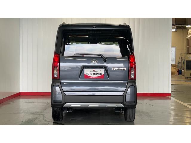 タントファンクロスターボダイハツ認定中古車ｌターボｌ革ハンドルｌ純正ナビｌドラレコｌＥＴＣｌ両側電動スライドドアｌ電動パーキングブレーキｌＬＥＤヘッドライトｌシートヒーターｌコーナーセンサーｌスマートアシストｌ保証／整備付（茨城県）の中古車