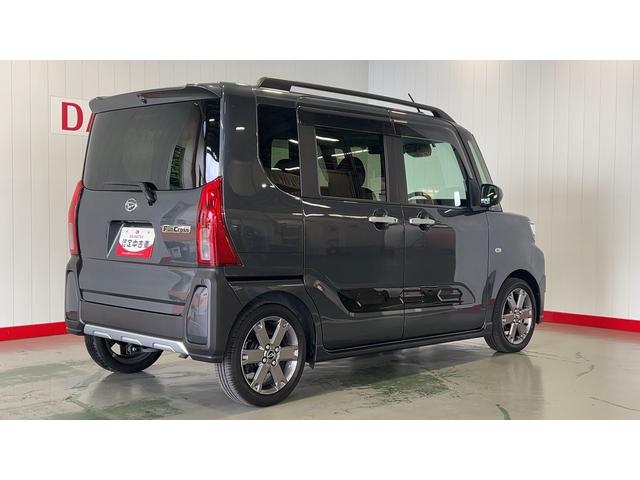 タントファンクロスターボダイハツ認定中古車ｌターボｌ革ハンドルｌ純正ナビｌドラレコｌＥＴＣｌ両側電動スライドドアｌ電動パーキングブレーキｌＬＥＤヘッドライトｌシートヒーターｌコーナーセンサーｌスマートアシストｌ保証／整備付（茨城県）の中古車