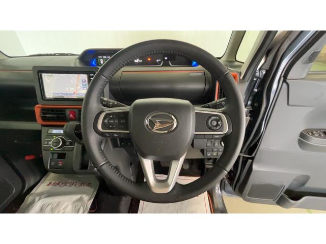 タントファンクロスターボダイハツ認定中古車ｌターボｌ革ハンドルｌ純正ナビｌドラレコｌＥＴＣｌ両側電動スライドドアｌ電動パーキングブレーキｌＬＥＤヘッドライトｌシートヒーターｌコーナーセンサーｌスマートアシストｌ保証／整備付（茨城県）の中古車