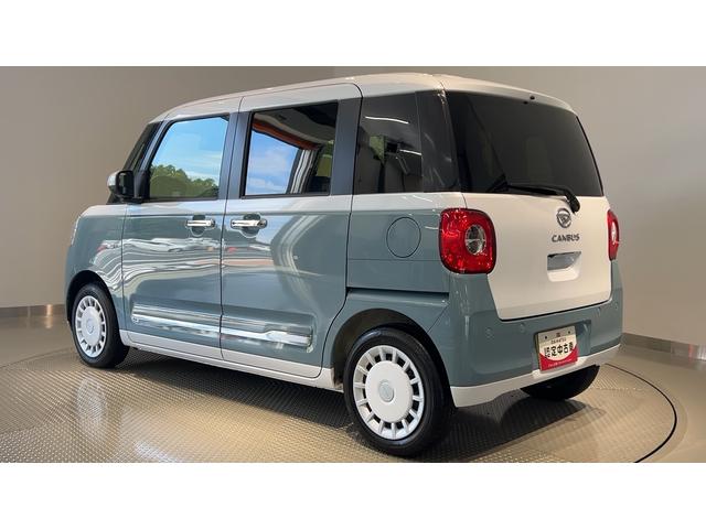 ムーヴキャンバスストライプスGダイハツ認定中古車l両側電動スライドドアl電動パーキングブレーキlLEDヘッドライトlシートヒーターlオートエアコンlキーフリーシステムlスマートアシストl保証/整備付(茨城県)の中古車