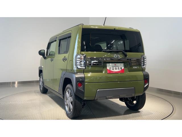 タフトGターボ ダーククロムベンチャーダイハツ認定中古車l電動パーキングブレーキlターボl革ハンドルlクルーズコントロールlキーフリーlオートエアコンlシートヒーターlコーナーセンサーlスマートアシストl保証/整備付(茨城県)の中古車