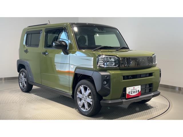 タフトGターボ ダーククロムベンチャーダイハツ認定中古車l電動パーキングブレーキlターボl革ハンドルlクルーズコントロールlキーフリーlオートエアコンlシートヒーターlコーナーセンサーlスマートアシストl保証/整備付(茨城県)の中古車