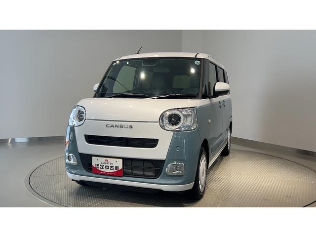 ムーヴキャンバスストライプスGダイハツ認定中古車l両側電動スライドドアl電動パーキングブレーキlLEDヘッドライトlシートヒーターlオートエアコンlキーフリーシステムlスマートアシストl保証/整備付(茨城県)の中古車