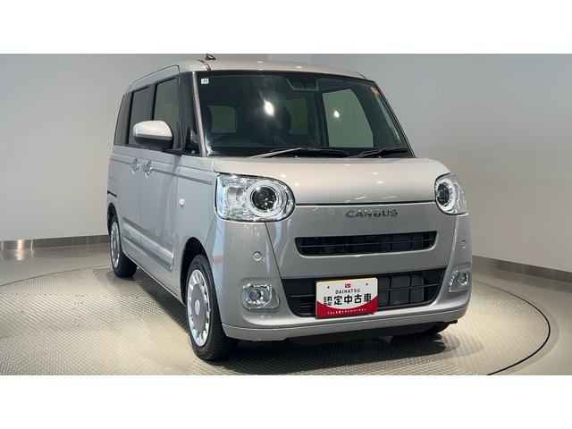 ムーヴキャンバスセオリーGダイハツ認定中古車l両側電動スライドドアl電動パーキングブレーキlLEDヘッドライトl革ハンドルlシートヒーターlオートエアコンlキーフリーシステムlスマートアシストl保証/整備付(茨城県)の中古車