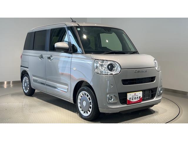 ムーヴキャンバスセオリーGダイハツ認定中古車l両側電動スライドドアl電動パーキングブレーキlLEDヘッドライトl革ハンドルlシートヒーターlオートエアコンlキーフリーシステムlスマートアシストl保証/整備付(茨城県)の中古車
