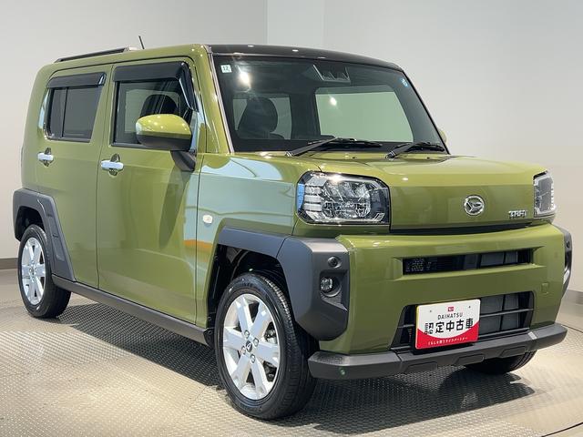 タフトGダイハツ認定中古車l電動パーキングブレーキlクルーズコントロールlシートヒーターlLEDヘッドライトlキーフリーlオートエアコンlコーナーセンサーlスマートアシストl保証/整備付(茨城県)の中古車