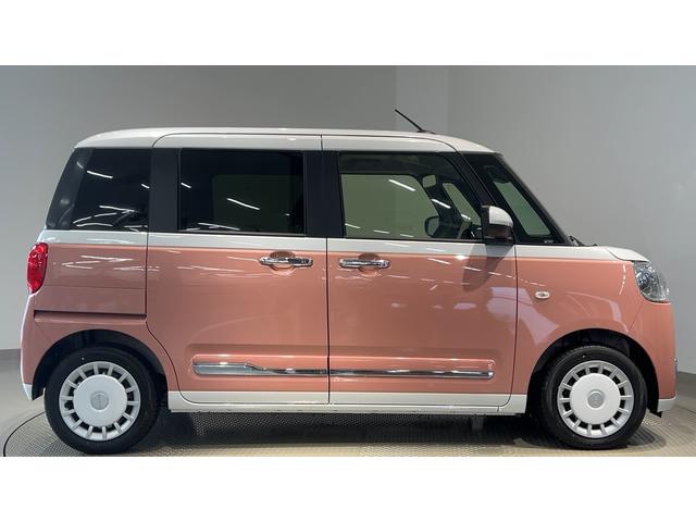 ムーヴキャンバスストライプスGダイハツ認定中古車l雹害車l両側電動スライドドアl電動パーキングブレーキlLEDヘッドライトlシートヒーターlオートエアコンlキーフリーシステムlスマートアシストl保証/整備付(茨城県)の中古車
