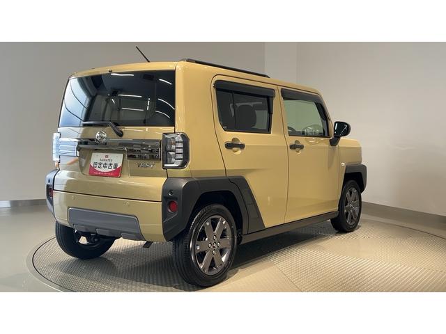 タフトＧターボ　ダーククロムベンチャーダイハツ認定中古車ｌＣＶＴｌ電動パーキングブレーキｌターボｌ革ハンドルｌクルーズコントロールｌキーフリーシステムｌオートエアコンｌシートヒーターｌコーナーセンサーｌスマートアシストｌ保証／整備付（茨城県）の中古車