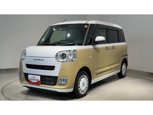 ムーヴキャンバスストライプスＧダイハツ認定中古車ｌＣＶＴｌ両側電動スライドドアｌ電動パーキングブレーキｌＬＥＤヘッドライトｌフォグランプｌシートヒーターｌオートエアコンｌキーフリーシステムｌスマートアシストｌ保証／整備付（茨城県）の中古車
